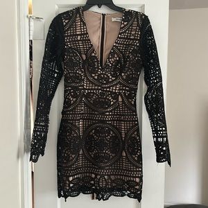 Do + Be black Eyelet dress